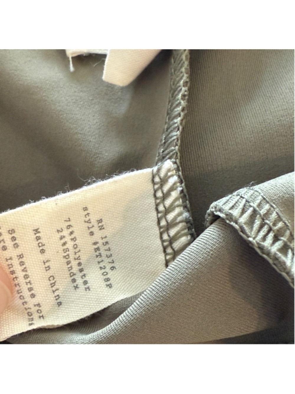 Evy’s Tree Olive Green Leggings Size Extra Large - Picture 4 of 7